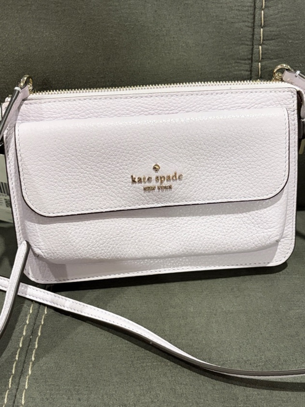 kate spade Pale Pink Leather Crossbody Wallet Bag - Picture 1 of 8